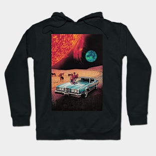 Landing On An Unknown Planet Hoodie